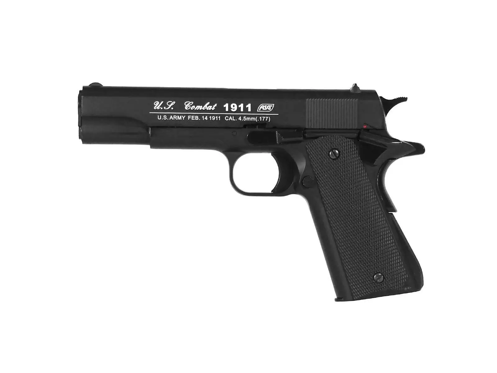 19818-1911-us-c-blowback-havali.webp ASG 1911 US-C 4.5 MM Siyah Havalı Tabanca - Görsel 1