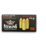 Sterling 9x19 mm Tabanca Fişeği