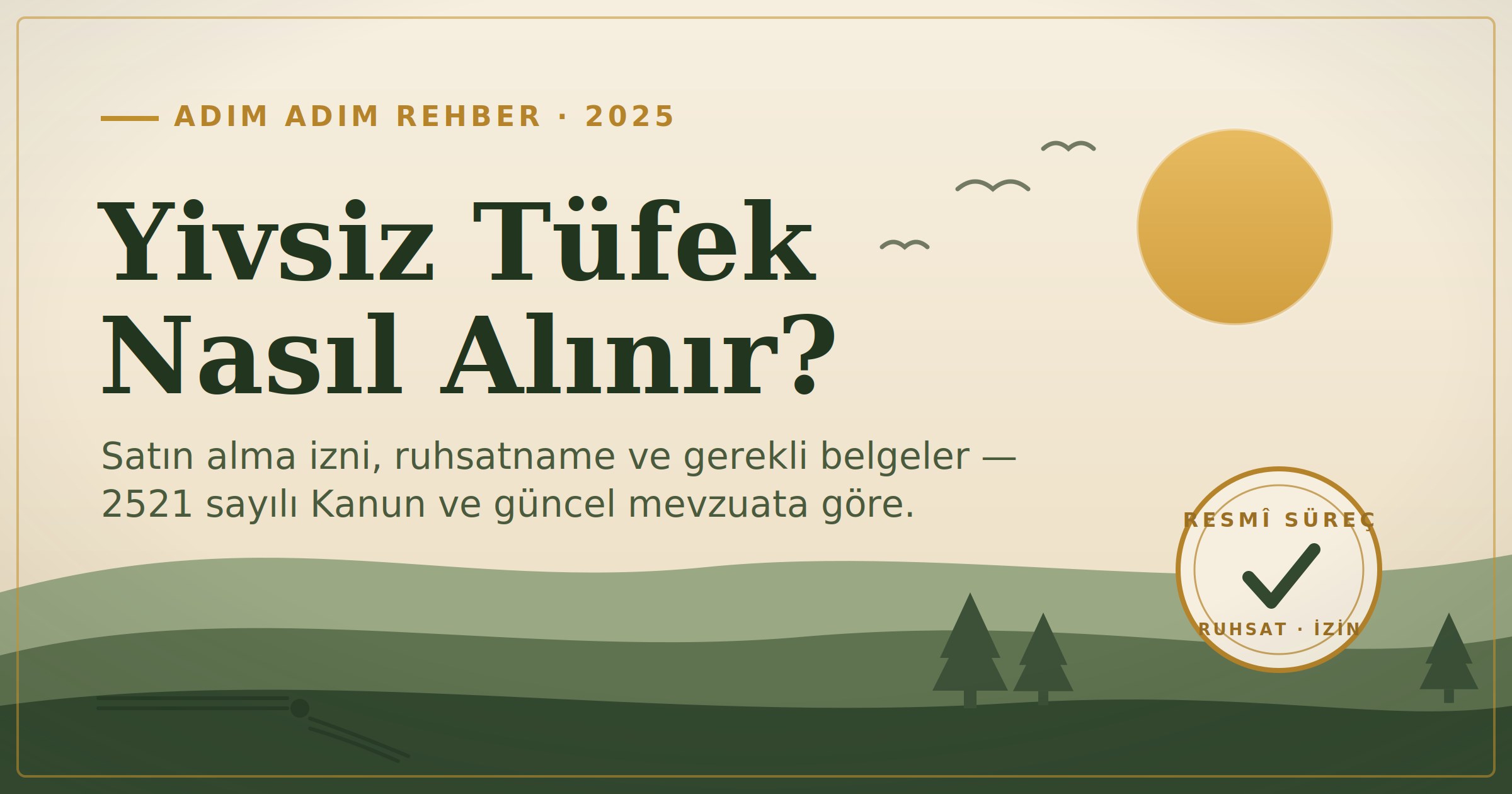 ivsiz tüfek satın alma ve ruhsat rehberi kapak görseli