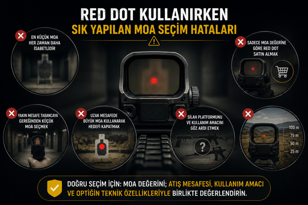 Red Dot Kullanırken Sık Yapılan MOA Seçim Hataları